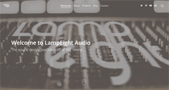 Desktop Screenshot of lampeightaudio.com